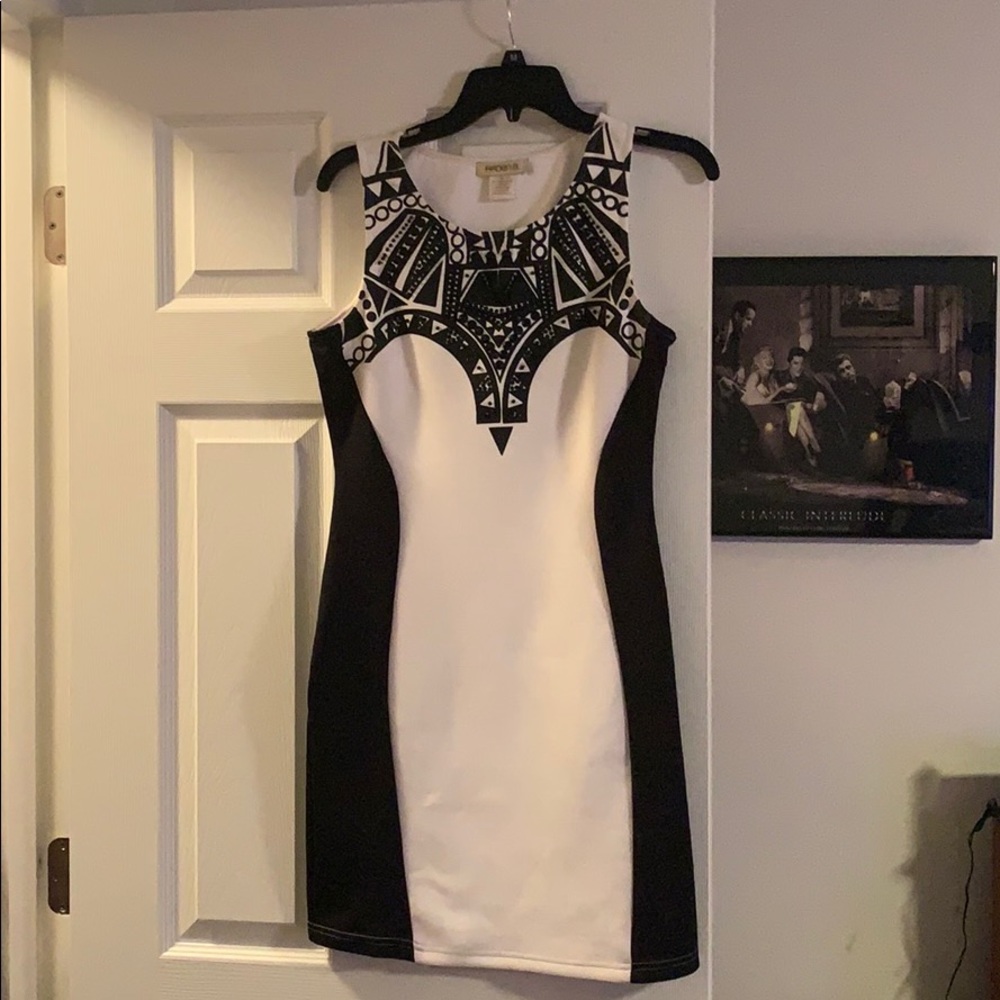 Arden b. White and black dress